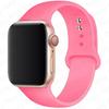 Silicone Band For Apple Watch Strap 44mm 45mm 40mm 41mm 42mm 45 Mm Sport Bracelet Iwatch Series 8 7 6 5 4 3 SE 9 Ultra 2 49mm