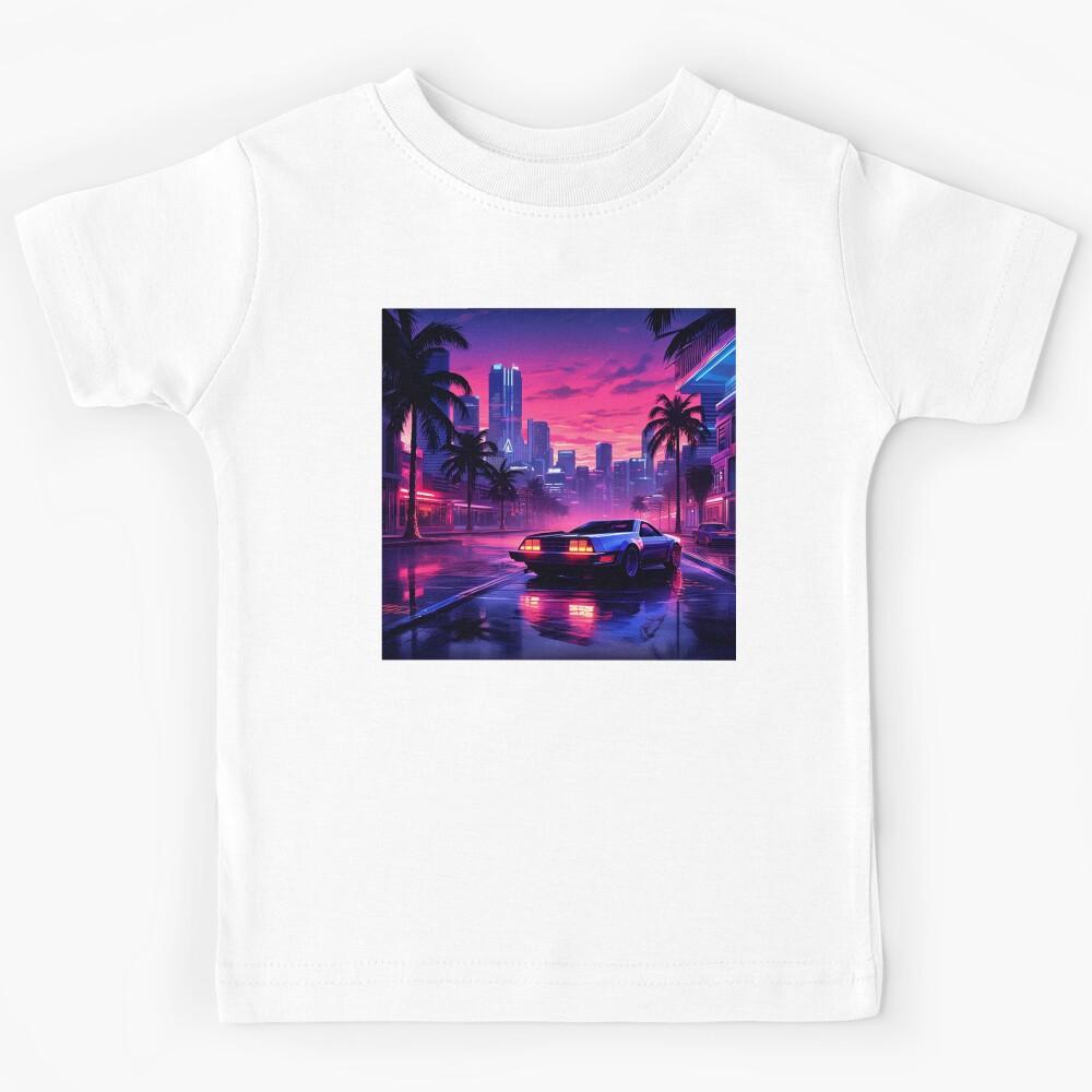 The Synthwave Vibe of Retrowave Kids T-Shirt 110