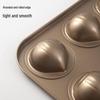 ZISIZ 6-Cavity Non-Stick Chestnut Baking Mold