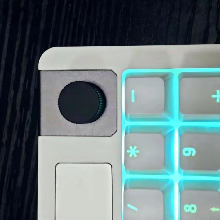 Ergonomic Metal Rotary Knob For PC Mechanical Keyboards D Shaft Half Shaft Aluminum Precise Tactile Adjustment