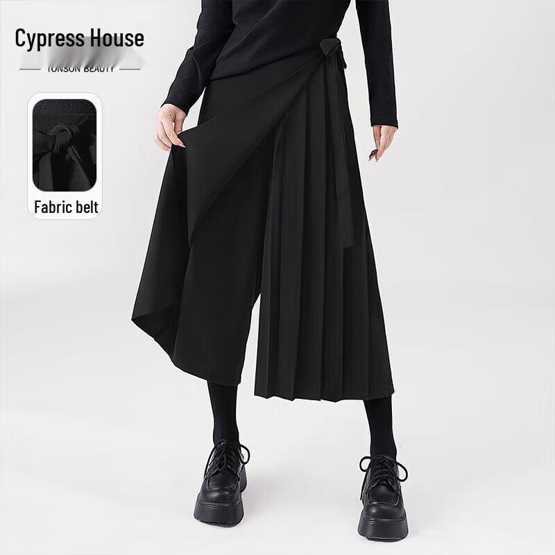 

Women s High-Waist Irregular Cropped Wide-Leg Pants 2XL