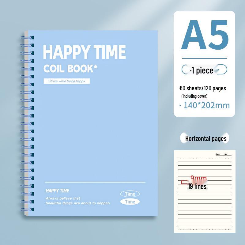 Colorful B5 Coil Notebook: A5 High-Value Journal for Study, Record, and Diary - Perfect for Students.