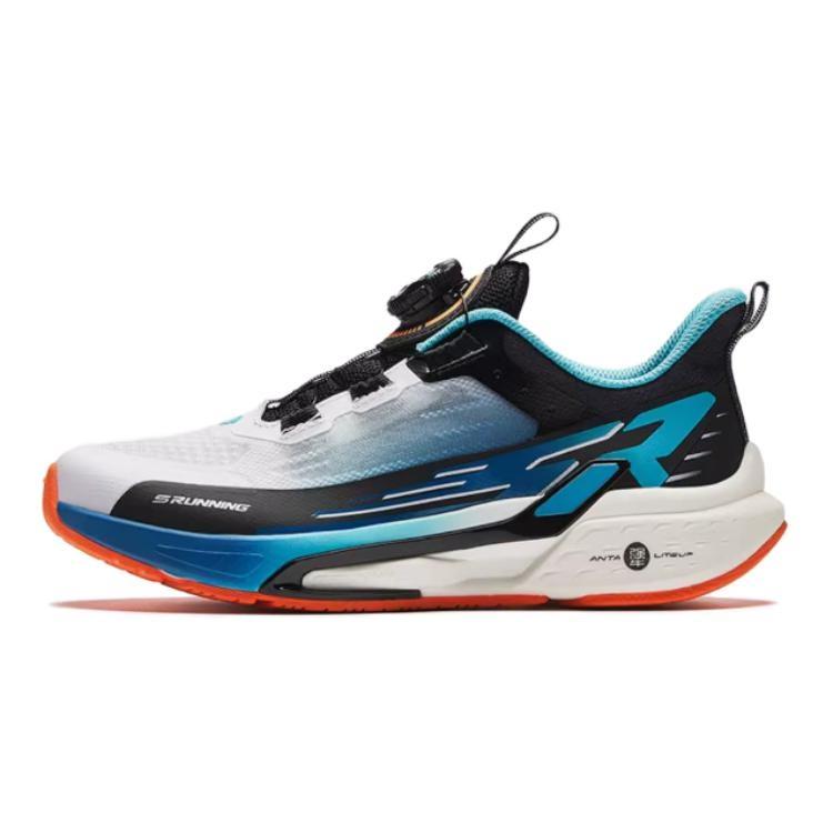 (GS) ANTA Running Series Sneakers White Blue Black Kids 312425513-3 EU 38