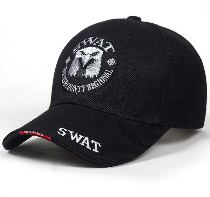 Outdoor D Airborne Division Leisure Baseball Cap UV Protection Cap Big Eaves Cap Travel Breathable Cap