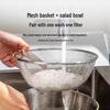 Kitchen Draining Basket & Rice Washing Sieve Set