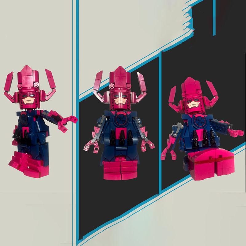 227 ks Moc Superhrdinové Film Komiksové Modely Galactus BrickFig Sestavitelná Stavebnice DIY Kreativní Sestavovací Kostky Hračka Dárek