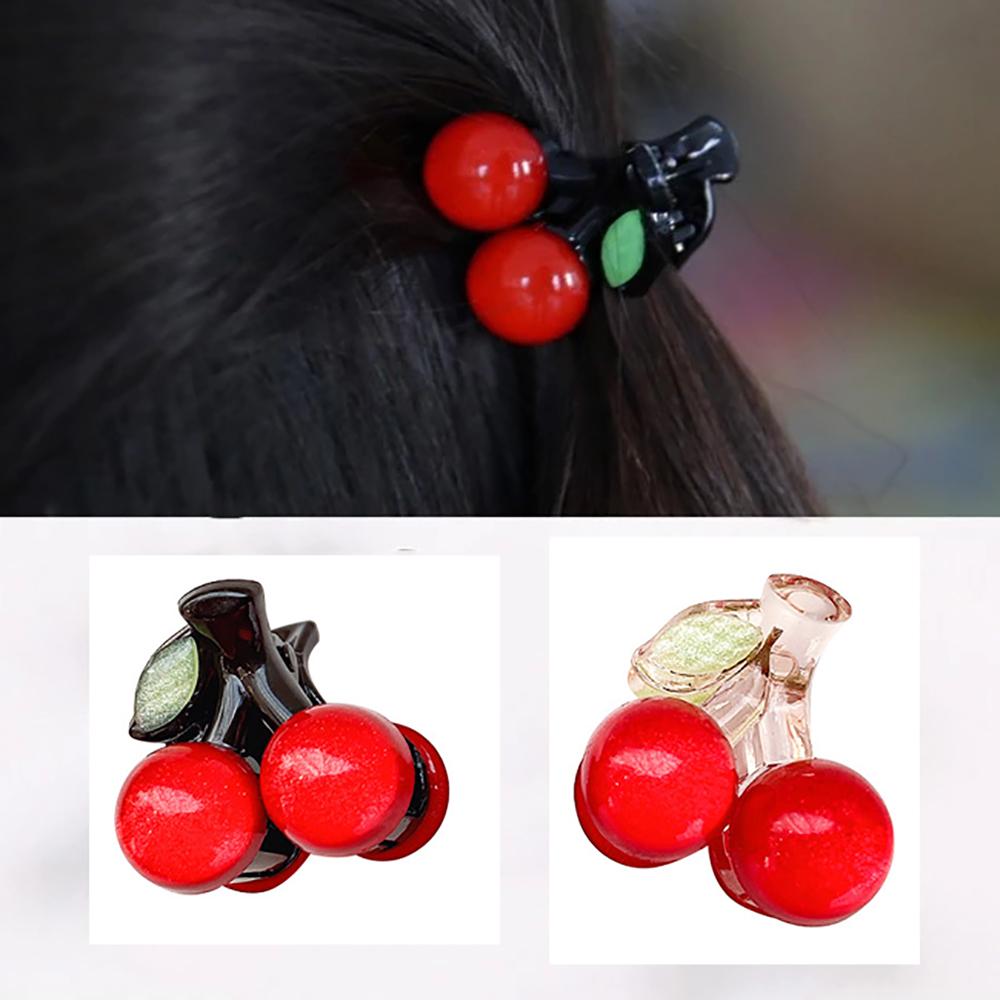 Headwear Fashion Washing face Plastic Girls Hair Clip Hair Headdress Cherry Hair Claw Crab Clip