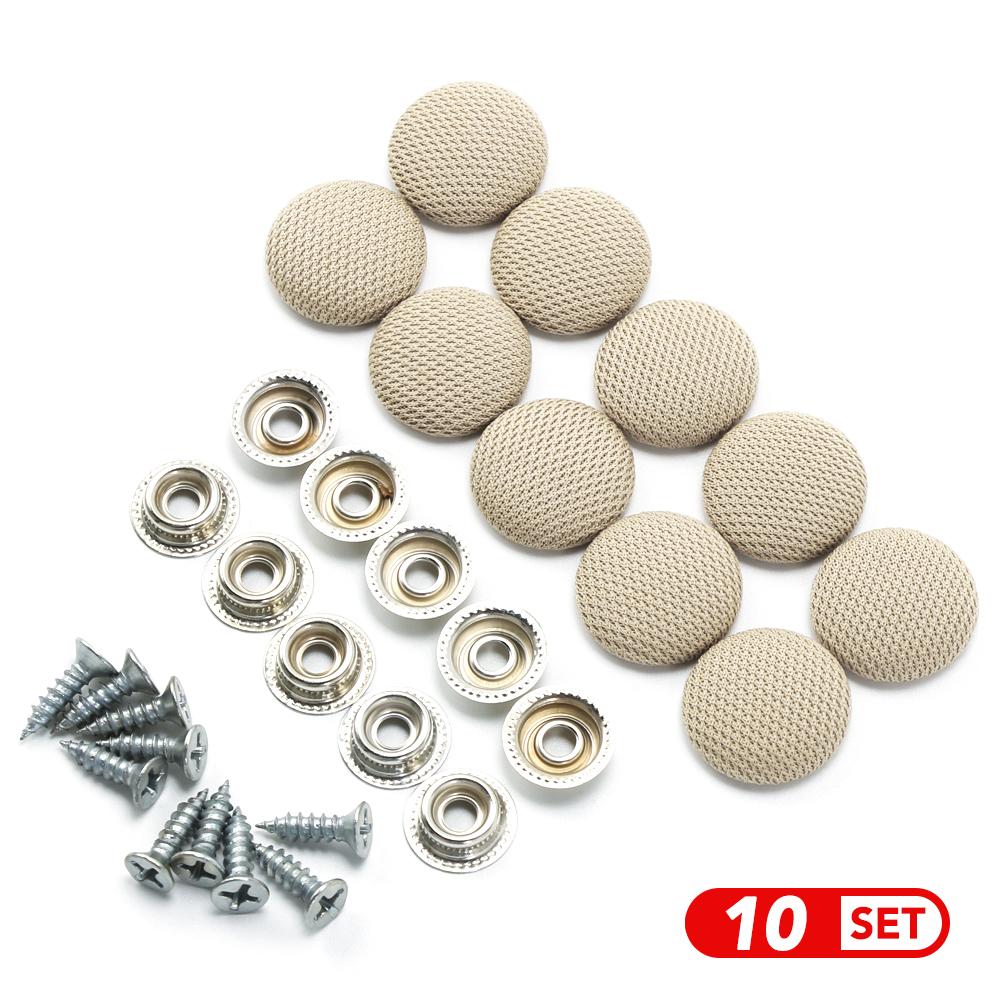 10 adet Araba İç Çatı Tavan Bezi Tamir Sabitleme vidalı kapak VW Polo Golf 4 5 6 7 Beetle MK3 MK4 MK5 MK6 Bora CC Passat B6 B5