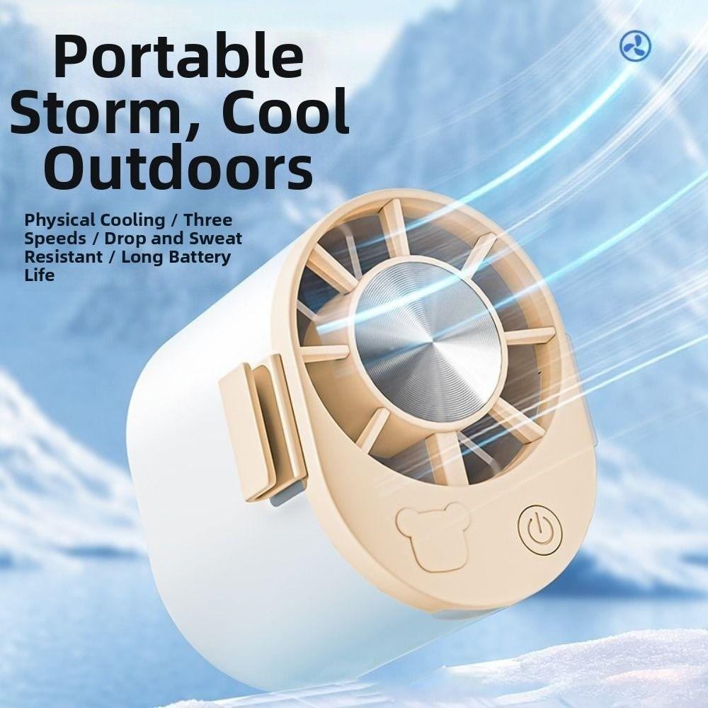Clip On Stroller Fan Quiet Operation Umbrella Hanging Waist Fan Mini Portable Handheld Fan Desk