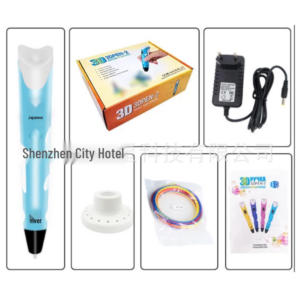 Second Generation High-Temperature 3D Printing Pen for Kids and Students – Popular Gift Item