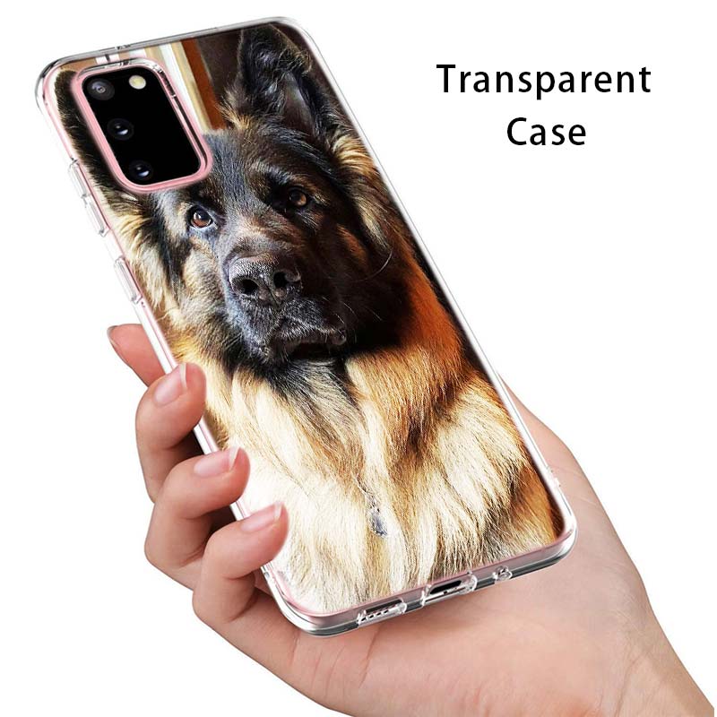 

Мягкий чехол для телефона с немецкими овчарками для Samsung Galaxy S22 Pro S21 S20 FE Ultra S10 S10E Lite S9 S8 Plus S7 S6 Edge Samsung S22 Ultra