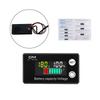 6133A 2-Wire Voltmeter DC 8V-100V LCD Battery Capacity Indicator Power Meter with Temperature Alarm 12V, 36V, 48V, 60V, 72V, 84V