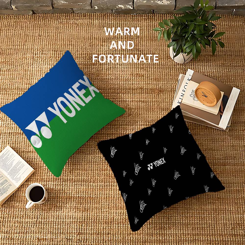 Fashion Badminton Y-Yonex Pillow Cover for Bedroom Room and Living Room Sofa Decorative Cushion Cover