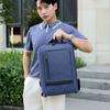New Unisex Solid Color Waterproof and Breathable Business Fashion Casual All-match Daily Saving Backpack