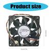 12038 Cooling Fan 120x38mm 12V 1.5A 197.2CFM Brushless Double Bearing 4000RPM for Computer Case Server Workstation Cabinet