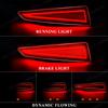 For Lexus RX350 RX350L RX450h RX450hl 2016 2017 2018  LED Rear Bumper Light  Dynamic Turn Signal Brake Tail Light 1 Pair 12V
