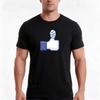 Thumbs Up Like Facebook Like It Bandage Wrapped Around An Injured Finger Tshirt Summer Casual Cotton Tee Unisex Unisex Unisex