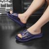 Neue Hausschuhe Herren Sommer Dicksohlige Lässige Herren Sandalen Outdoor Weichsohlige Einriemen-Hausschuhe Trendige Herren Hausschuhe