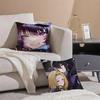 Epic Anime TThe Eminence In Shadow Cushion Cover Pillowcase Short Plush Invisible zipper Room Sofa Cushion Cover