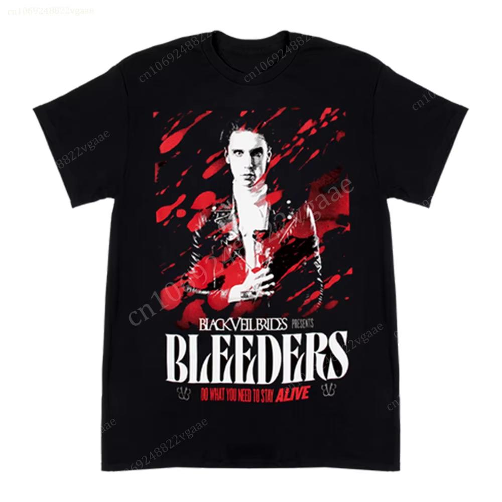 Summer Black Veil Brides T Shirt Men Cotton Women Vintage Short Sleeve Kids Tee Shirt Oversized Tops