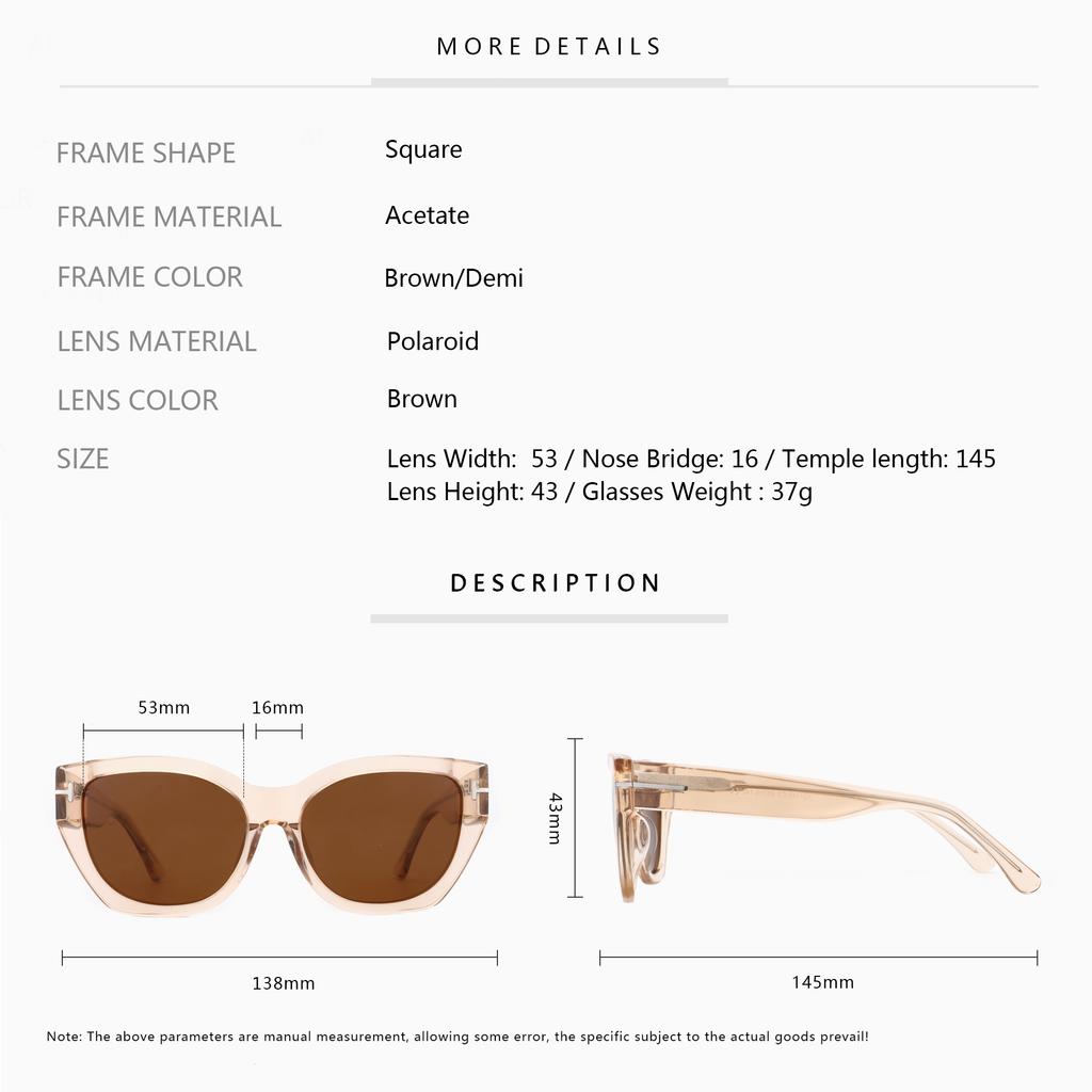 Fashion Cat Eye Prescription Sunglasses Women Handmade Acetate Butterfly Shade Myopia/Hyperopia/Progressive Sun Glasses