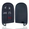 Schlüsselhülle für Fernbedienung Passend für Jeep Compass Grandcherokee Dodge Durango Charger Challenger Journey Für Fiat 5-Tasten Hülle