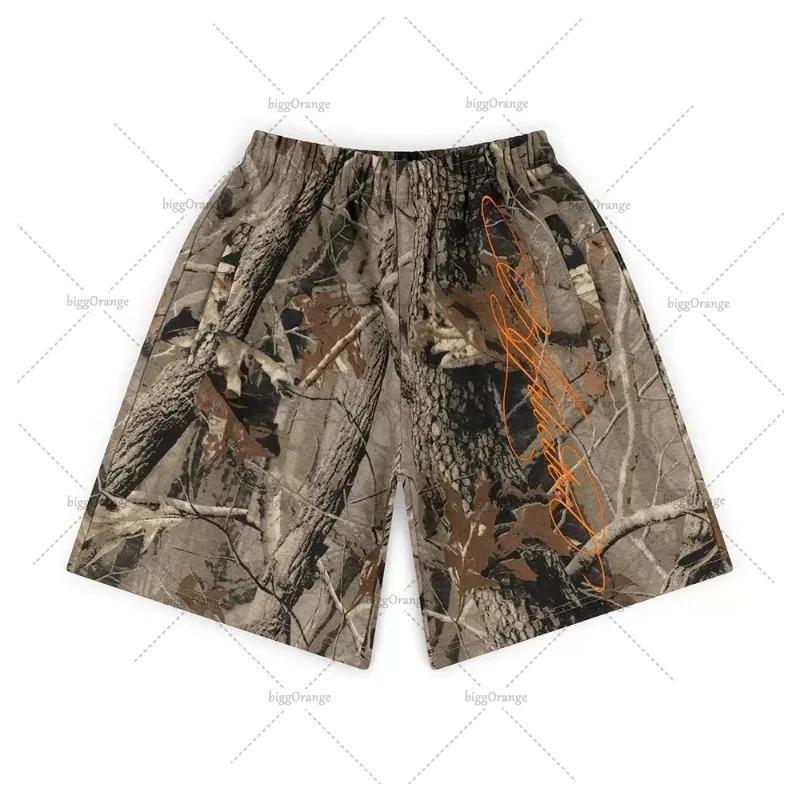 Americké Kraťasy Pánské Y2K Retro Ležérní High Street Trendy Vysoký Pas Oversized Rovné Ležérní Kraťasy