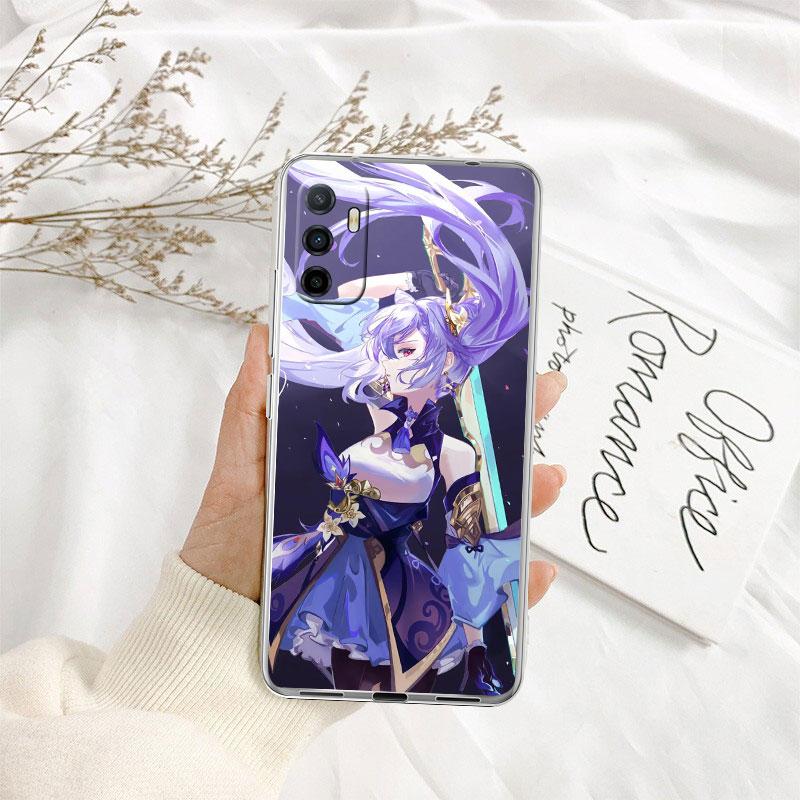 IK34 Genshin Impact Girl Case for Motorola E13 E15 E20 E22 E22I E22S E30 E32 E40 E7 E7I G Plus Power Play Stylus G22 G14