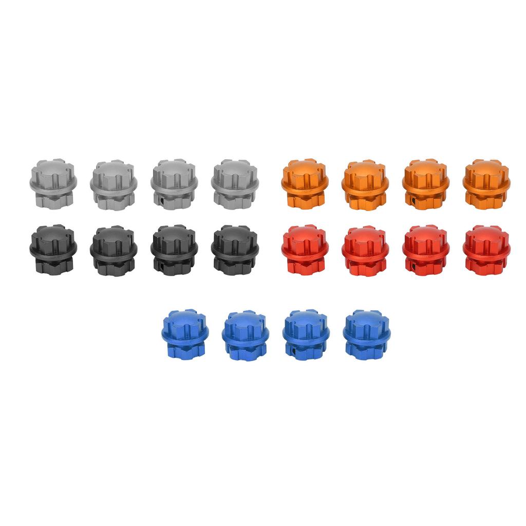 4PCS RC Wheel Hex Hub Aluminum Alloy 17mm RC Hub Nut Wheel Drive Hex Hub Adapter with Pins for Traxx