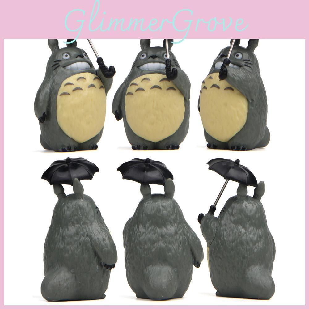 My Totoro Neighbor Pvc Model With Umbrella Design For Scene Building And Gift
