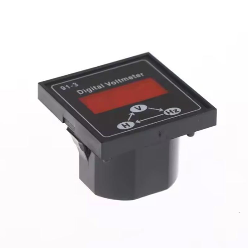 High Precisions Voltage Gauge For Generators Single Phase 3 Phase Voltage Meter With Clear LED Screen
