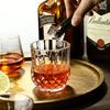 215ml/250ml/310ml/360ml Whiskey Glass Creative Diamond Relief Wine Glass Party Bar Drinking Tools Cocktail Glass Water Bottle