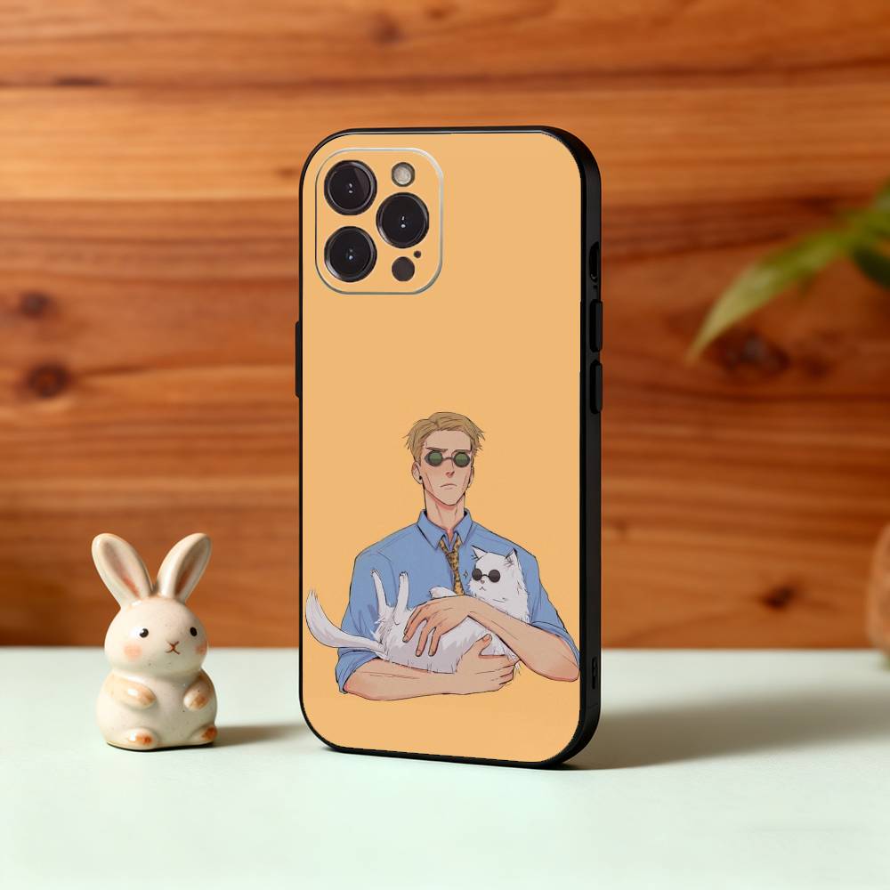 Anime K-Kento N-Nanami Phone Case For iPhone17,16,15,14,13,12Plus,Pro Max,XS,5G Soft Silicone Black Cover