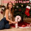 Christmas Decorative Pillows Soft Lollipop Shape Plush Cushion Plush Candy Cane Pillows For Chair Sofa Bedroom Living Room Dorm