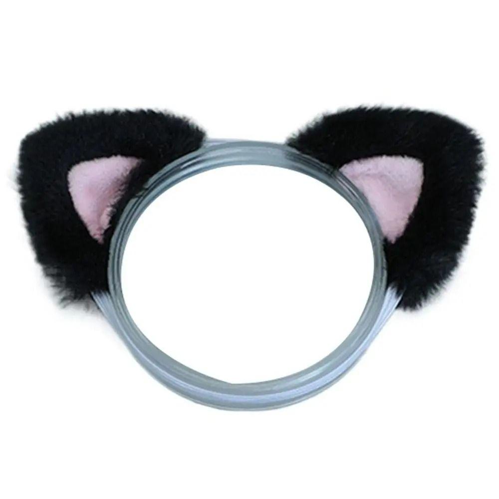 

Декор для волос 20 см плюшевая кукла головной убор кошачьи ушки хлопковая кукла уши животных куклы аксессуары black&pink-ear