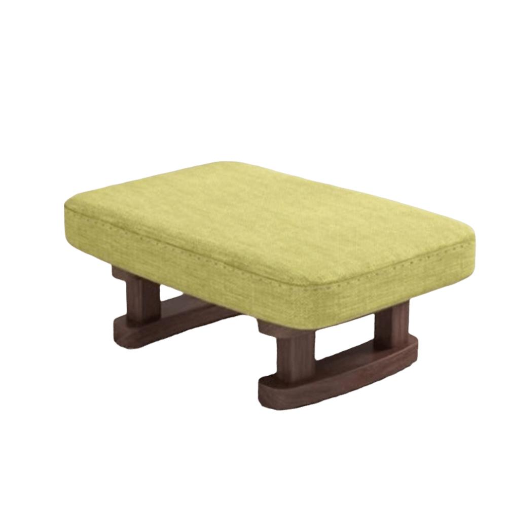 Smooth Solid Wood Foot Stool Rounded Edges Foot Rest Creative Shoe Changing Bench Bathroom Use