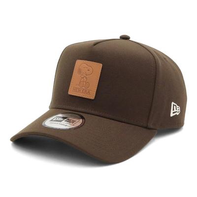 New Era 9FORTY Strap Cap In Walnut A Collaboration with Peanuts and Exclusively Available from and Perfect for Travel and Sun A Stylish Streetwear A