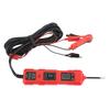 Car Circuit Tester DC 6 to 36V Multifunctional High Sensitivity with 2 Clips Power Circuit Probe Tester for Vehicles Red