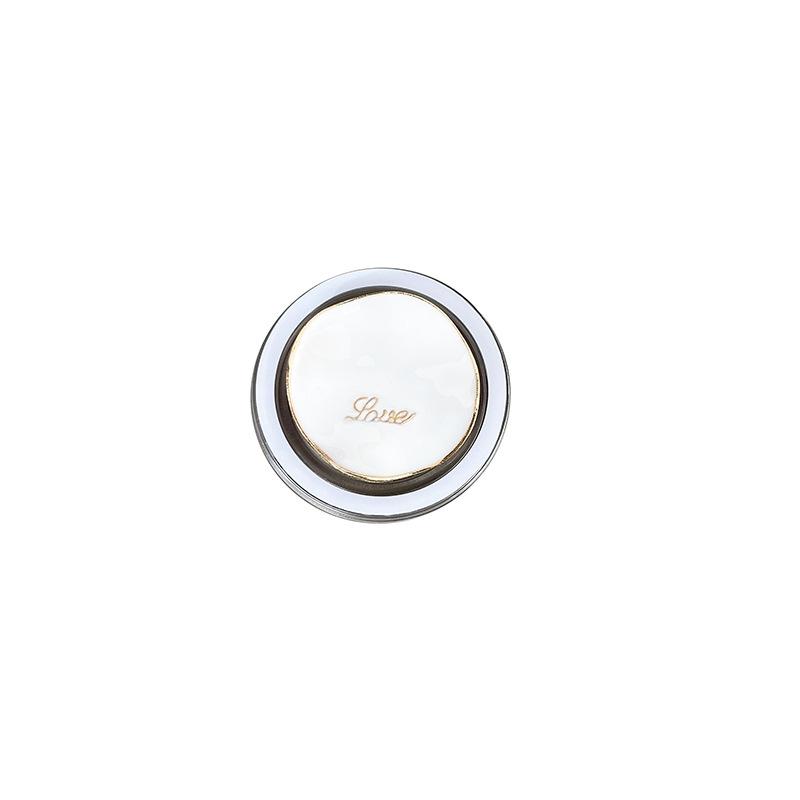 Magnetic Camellia Mobile Phone Airbag Bracket Electroplating Metal Love Pearl Advanced Sense Desktop Watching Drama Chasing Bracket