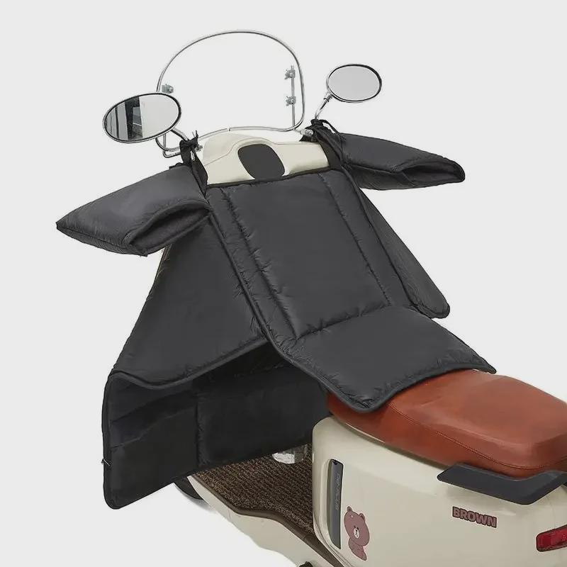 Winter Split Doppelseitige Wasserdichte Windschutzscheibe für Elektro- und Kleinmotorräder