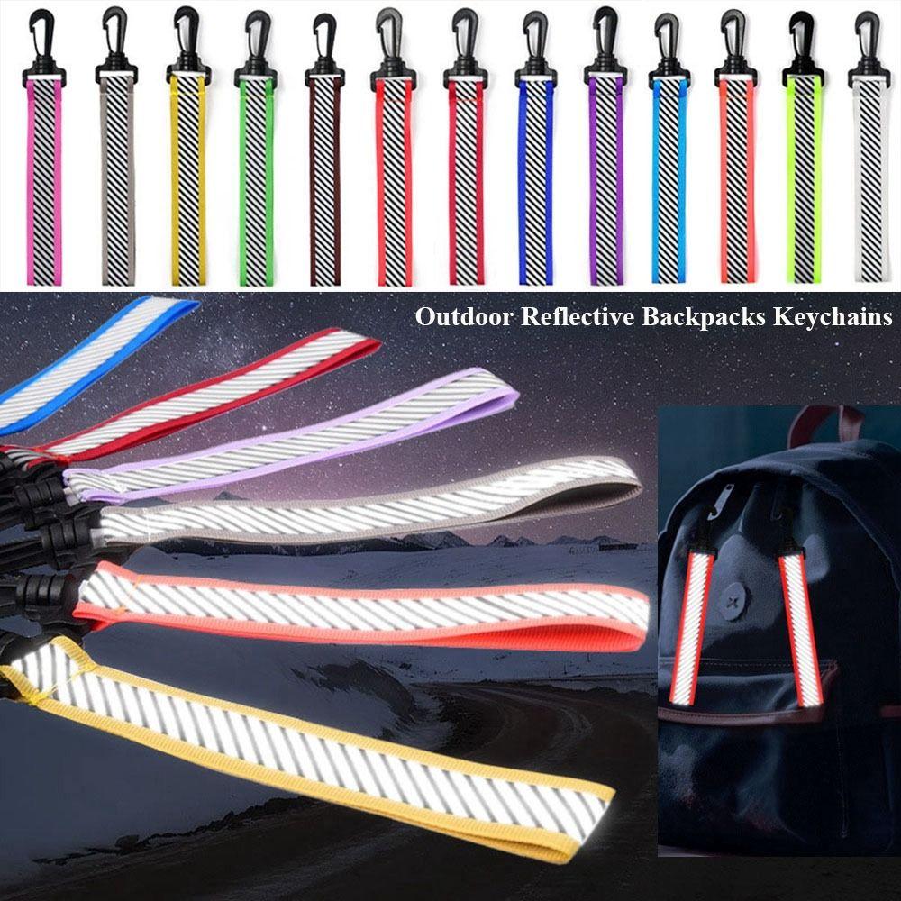 High Visibility Safety Straps 17 Styles Outdoor Reflective Keychains  Outdoor Tool