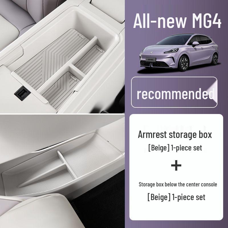 Armrest Storage Box for 2026 MG4 Interior Enhancement