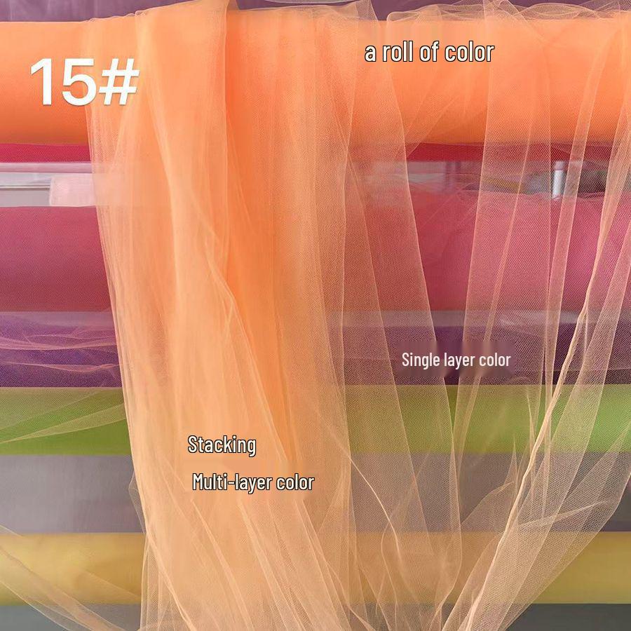 Macaron Sheer Curtain - DIY Decoration for Kindergarten & Festival Chair Environment Creation, Free Shipping