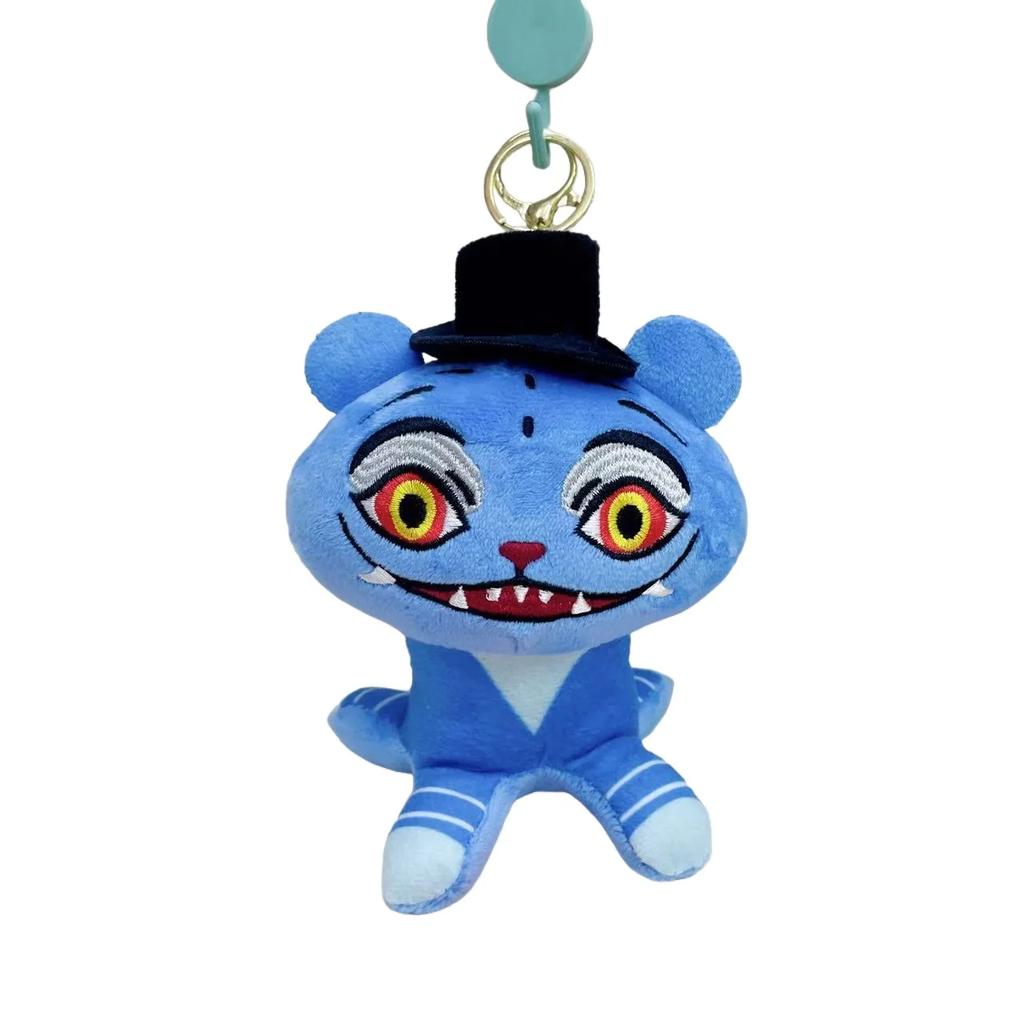 New Anime Kpop Demons Hunters Plush Cute Purple Tiger Black Hat Magpie With 3 Eyes Monster Hunt Girl Group Doll For Fans Gifts