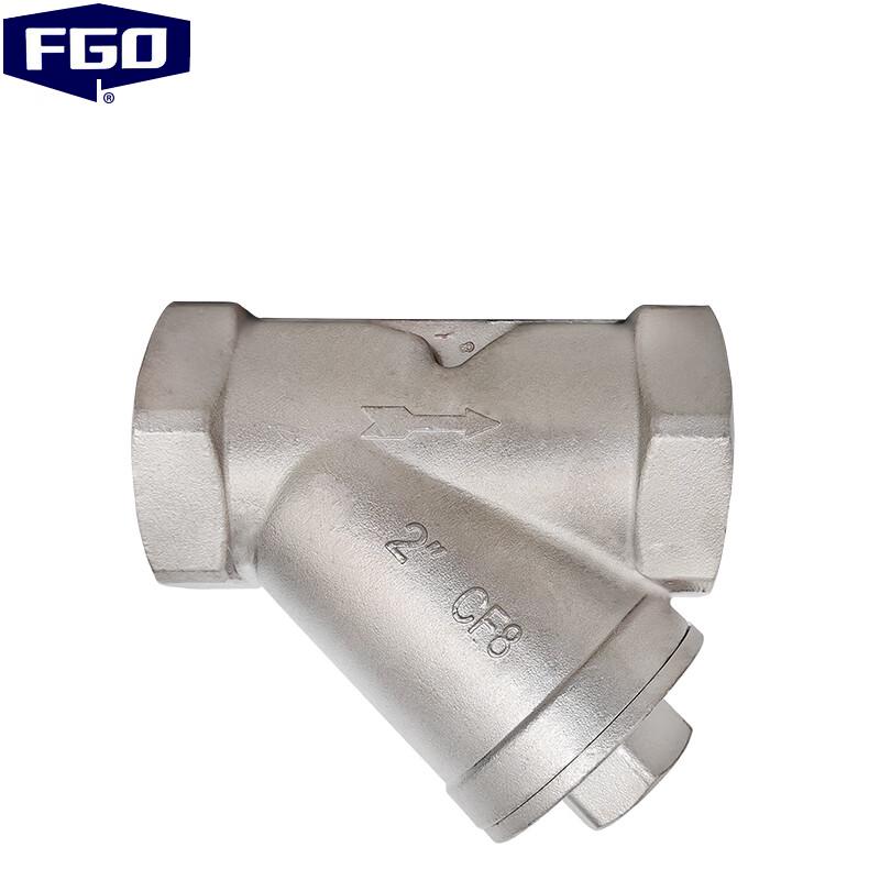 FGO 304 Stainless Steel Y-Type Internal Thread Filter (YG11W-16P)