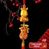2026 Year Of The Horse Wall Hanging Ornament  Year Lucky Decoration Housewarming Green Plant Potted Small Pendant Gifts