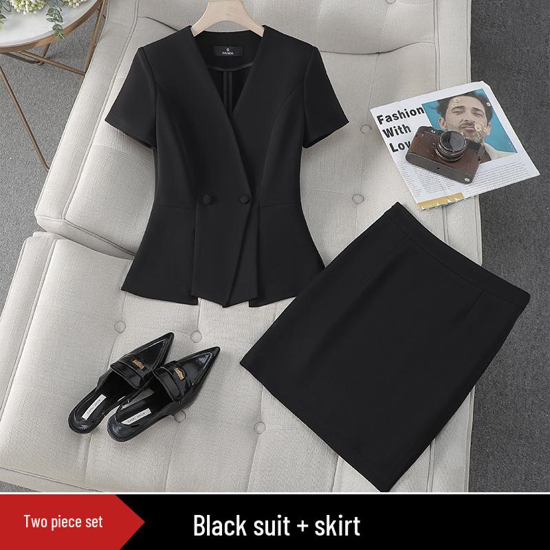 Costum Profesional de Vară pentru Femei pentru Muncă și Interviuri