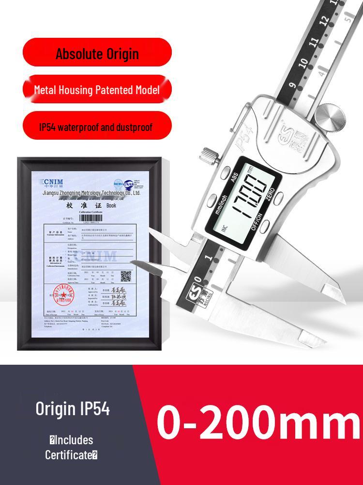 Waterproof Stainless Steel Digital Caliper - 150mm High Precision Measuring Tool
