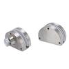 Glass Door Lock Fits On 10 Mm -12 Mm Glass Stainless Steel Double Bolts Swing Push Sliding Access Control Office Glass Door Lock with 3 Keys