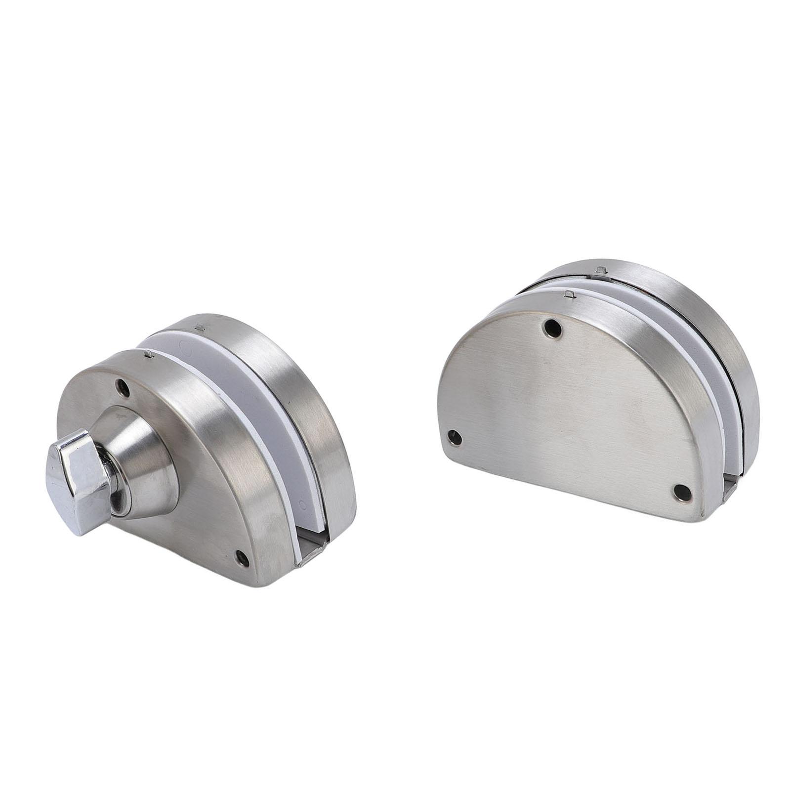 

Glass Door Lock Fits On 10 mm -12 mm Glass Stainless Steel Double Bolts Swing Push Sliding Access Control Office Glass Door Lock with 3 Keys